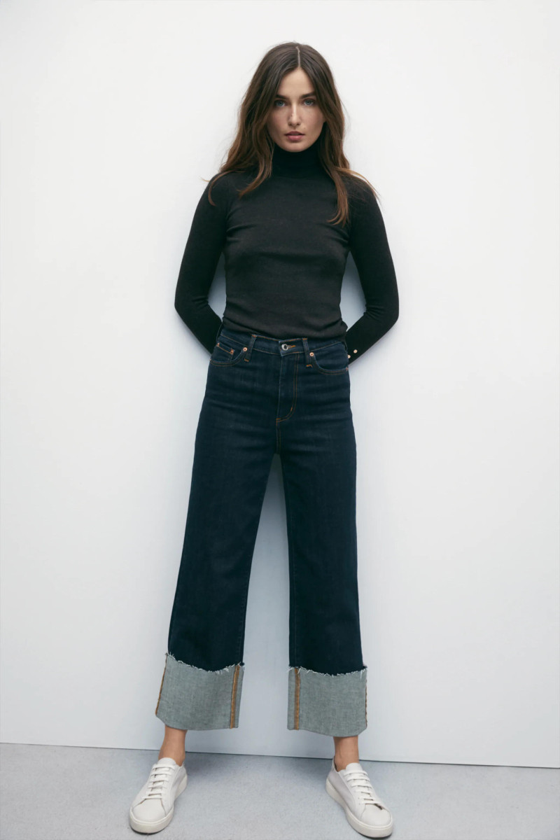 Andreea Diaconu featured in  the Zara catalogue for Spring/Summer 2021