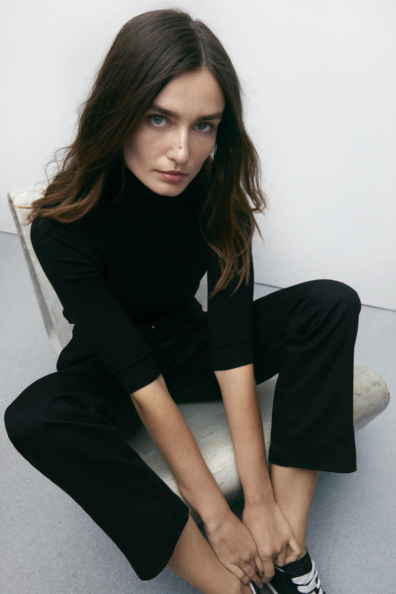 Andreea Diaconu featured in  the Zara catalogue for Spring/Summer 2021