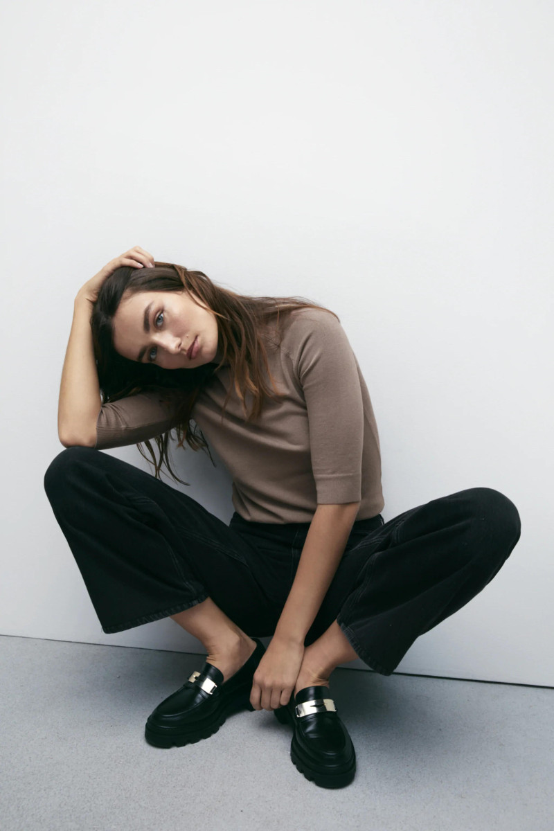 Andreea Diaconu featured in  the Zara catalogue for Spring/Summer 2021