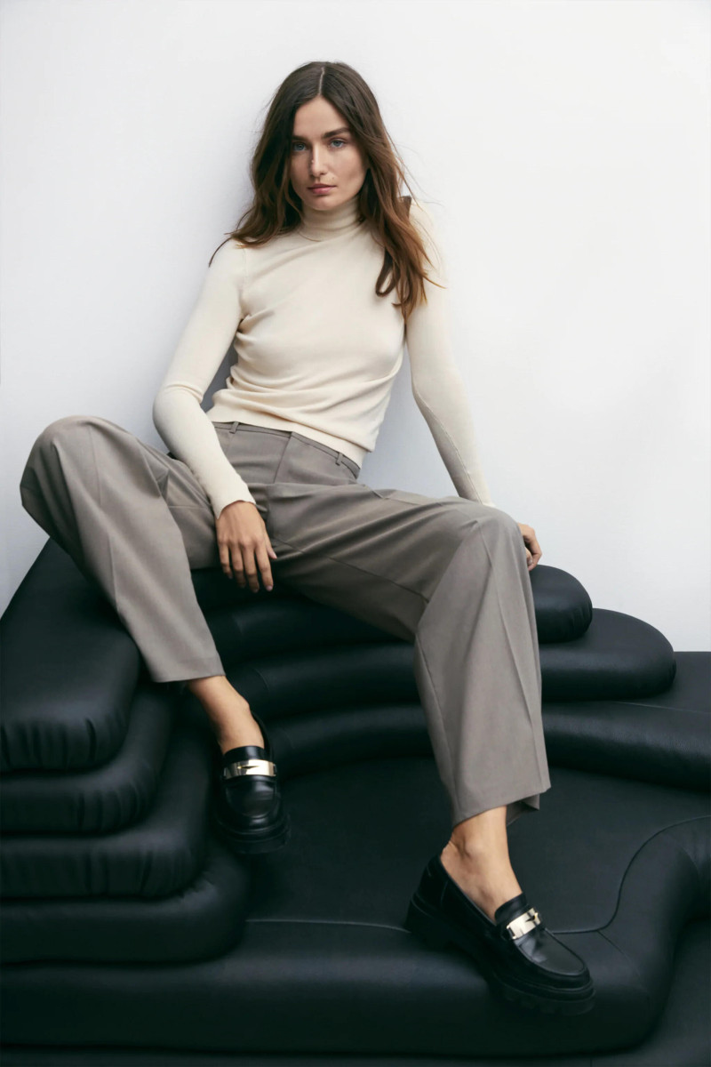 Andreea Diaconu featured in  the Zara catalogue for Spring/Summer 2021