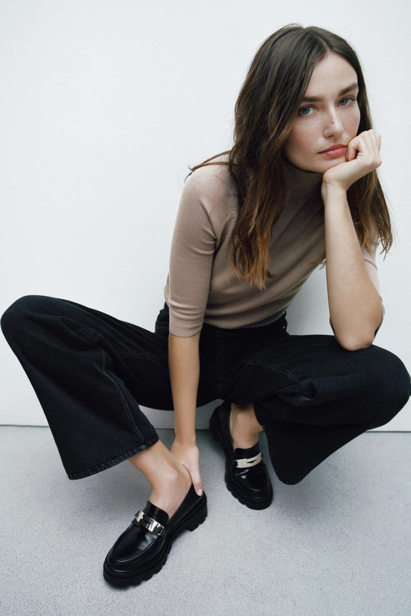 Andreea Diaconu featured in  the Zara catalogue for Spring/Summer 2021