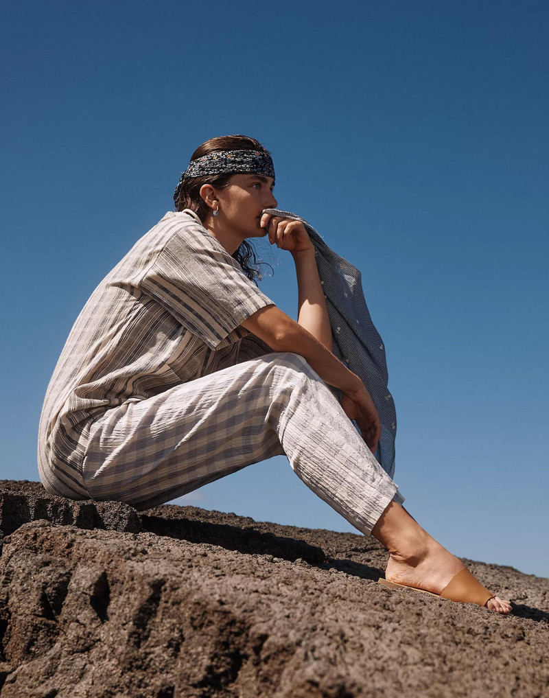 Andreea Diaconu featured in  the Madewell advertisement for Summer 2021