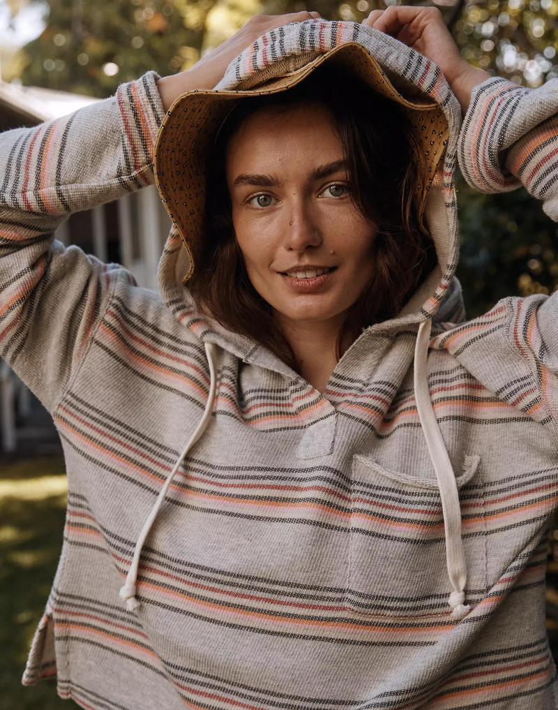 Andreea Diaconu featured in  the Madewell advertisement for Summer 2021