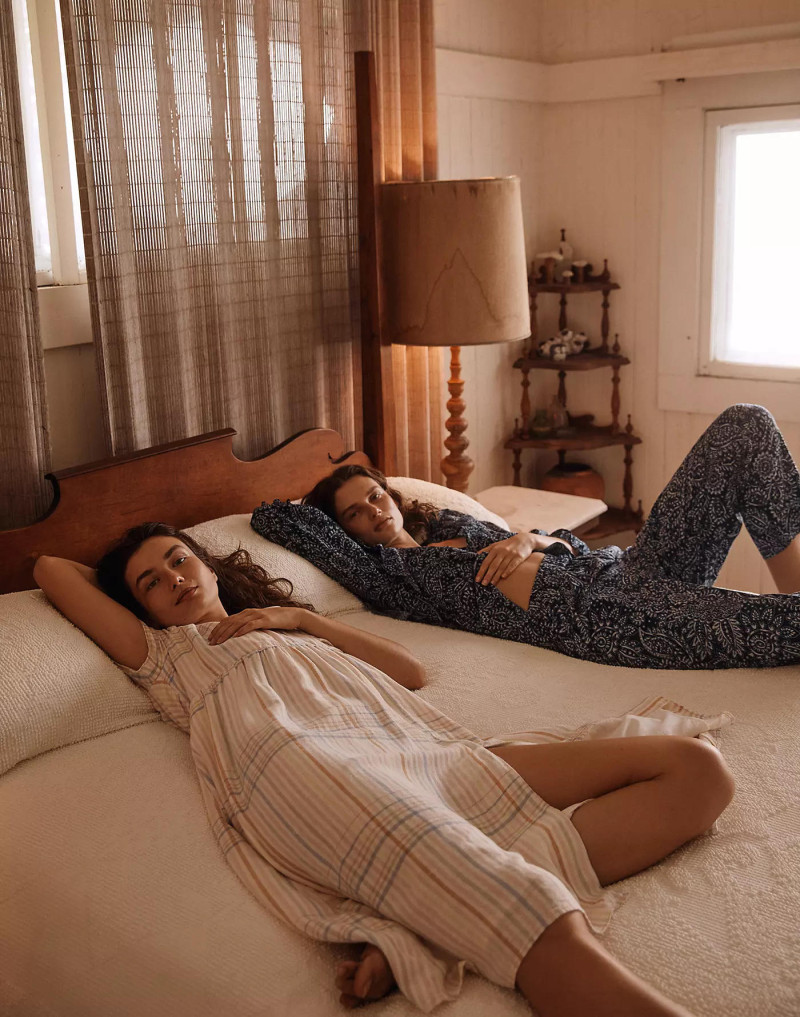 Andreea Diaconu featured in  the Madewell advertisement for Summer 2021