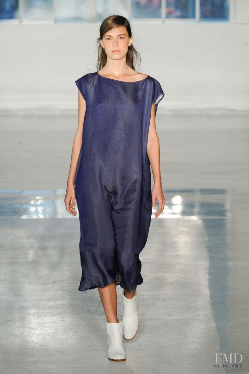 Eliza Hartmann featured in  the Zero + Maria Cornejo fashion show for Spring/Summer 2015