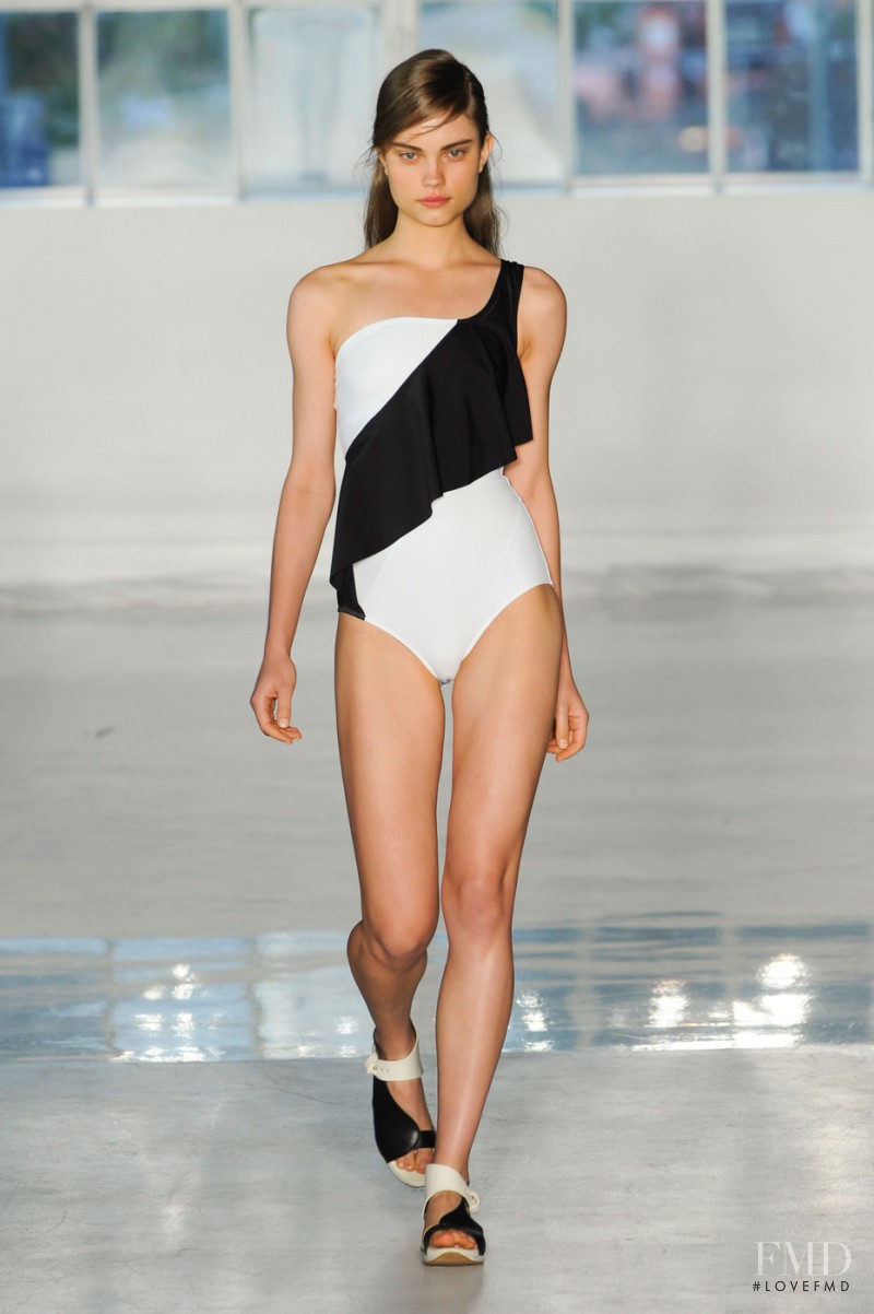 Daria Piotrowiak featured in  the Zero + Maria Cornejo fashion show for Spring/Summer 2015