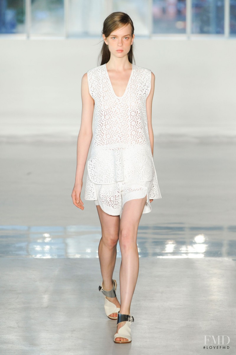 Alisha Judge featured in  the Zero + Maria Cornejo fashion show for Spring/Summer 2015