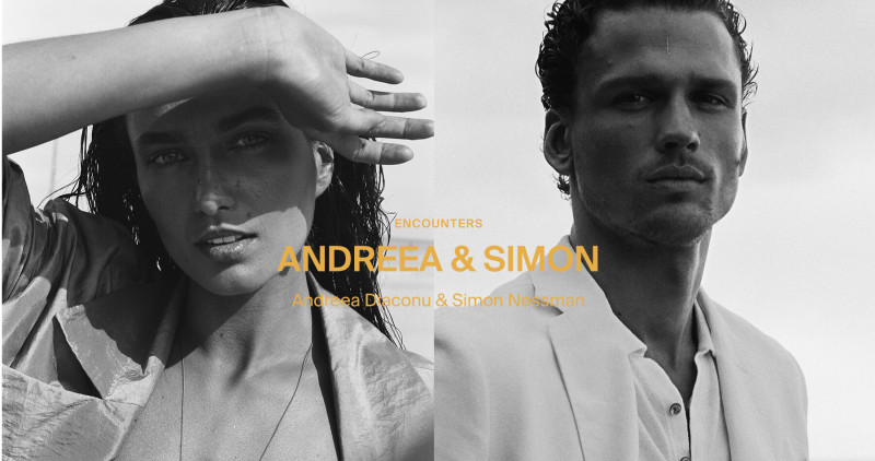 Andreea Diaconu featured in  the Massimo Dutti lookbook for Spring/Summer 2020