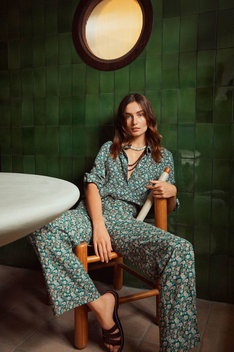 Andreea Diaconu featured in  the Mango lookbook for Summer 2020