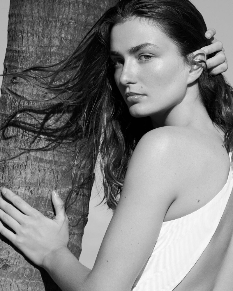 Andreea Diaconu featured in  the Holt Renfrew advertisement for Holiday 2019