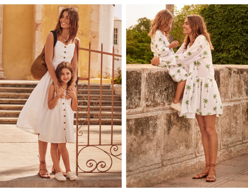 Andreea Diaconu featured in  the H&M advertisement for Summer 2019