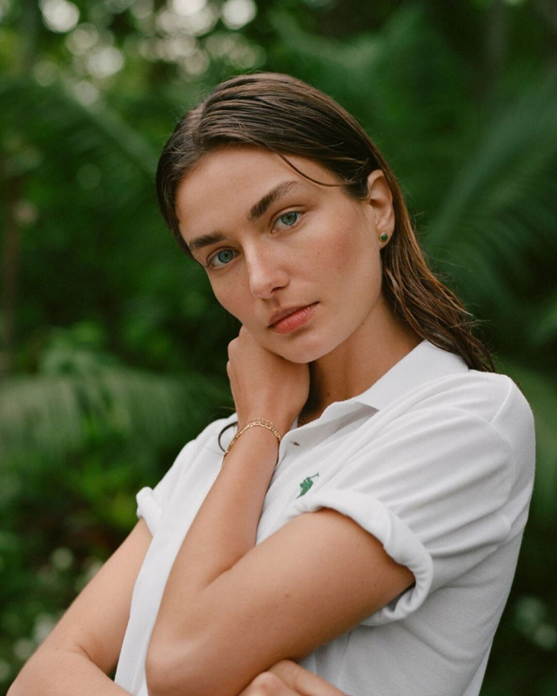 Andreea Diaconu featured in  the Polo Ralph Lauren Earth Polo advertisement for Spring/Summer 2019