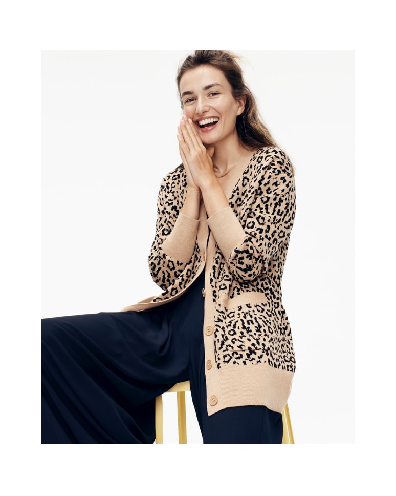 Andreea Diaconu featured in  the J.Crew advertisement for Spring/Summer 2019