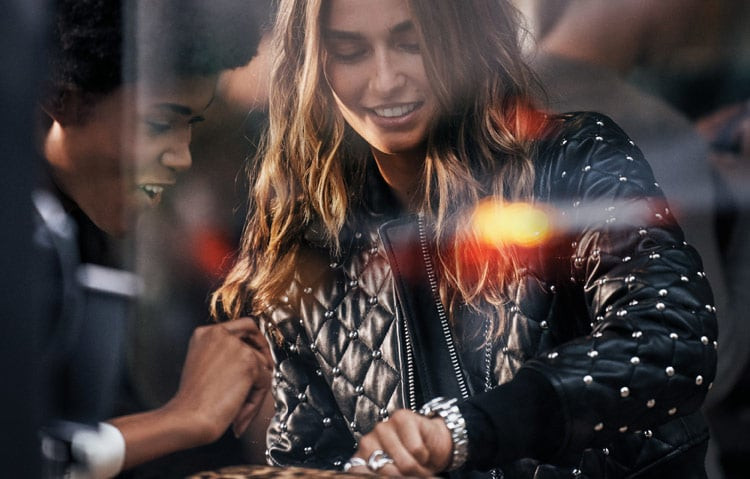 Andreea Diaconu featured in  the Michael Kors Collection Smartwatch advertisement for Autumn/Winter 2017