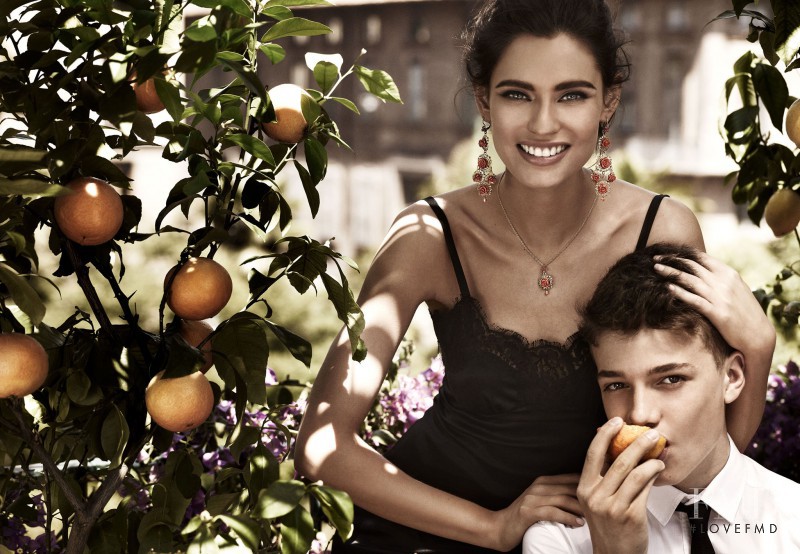 Bianca Balti featured in  the Dolce & Gabbana Jewellery advertisement for Spring/Summer 2012