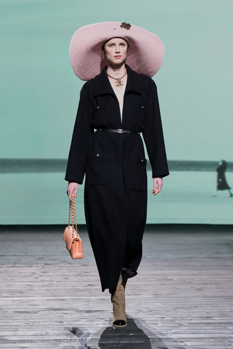 Rianne Van Rompaey featured in  the Chanel fashion show for Autumn/Winter 2024