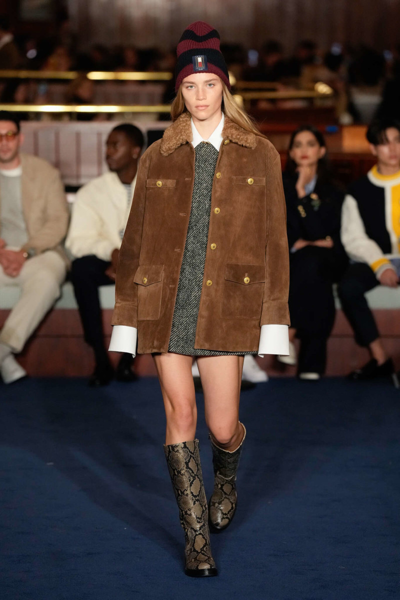 Rebecca Leigh Longendyke featured in  the Tommy Hilfiger fashion show for Autumn/Winter 2024