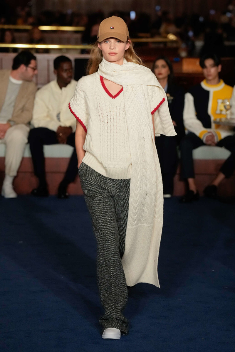 Ida Heiner featured in  the Tommy Hilfiger fashion show for Autumn/Winter 2024