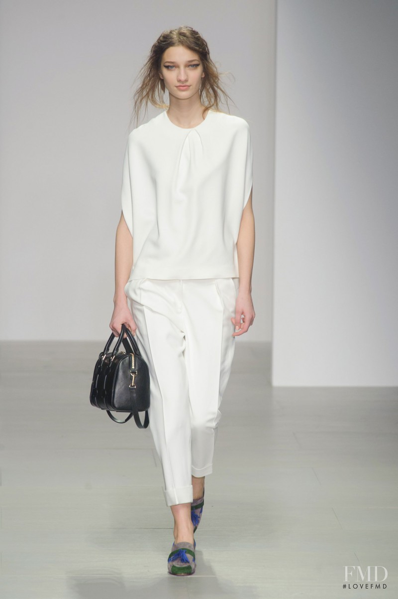 Anastasija Titko featured in  the Eudon Choi fashion show for Autumn/Winter 2014