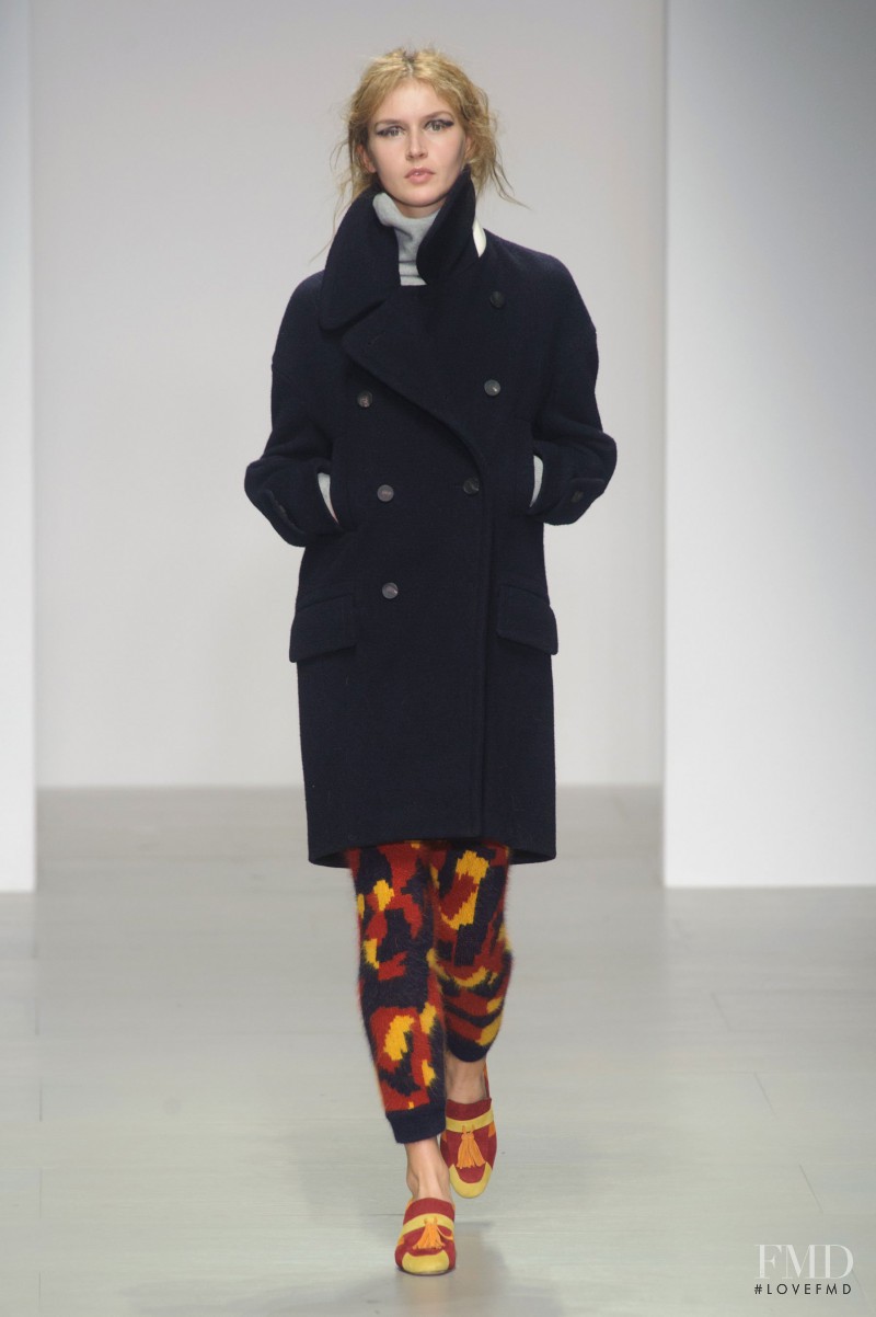 Svieta Nemkova featured in  the Eudon Choi fashion show for Autumn/Winter 2014