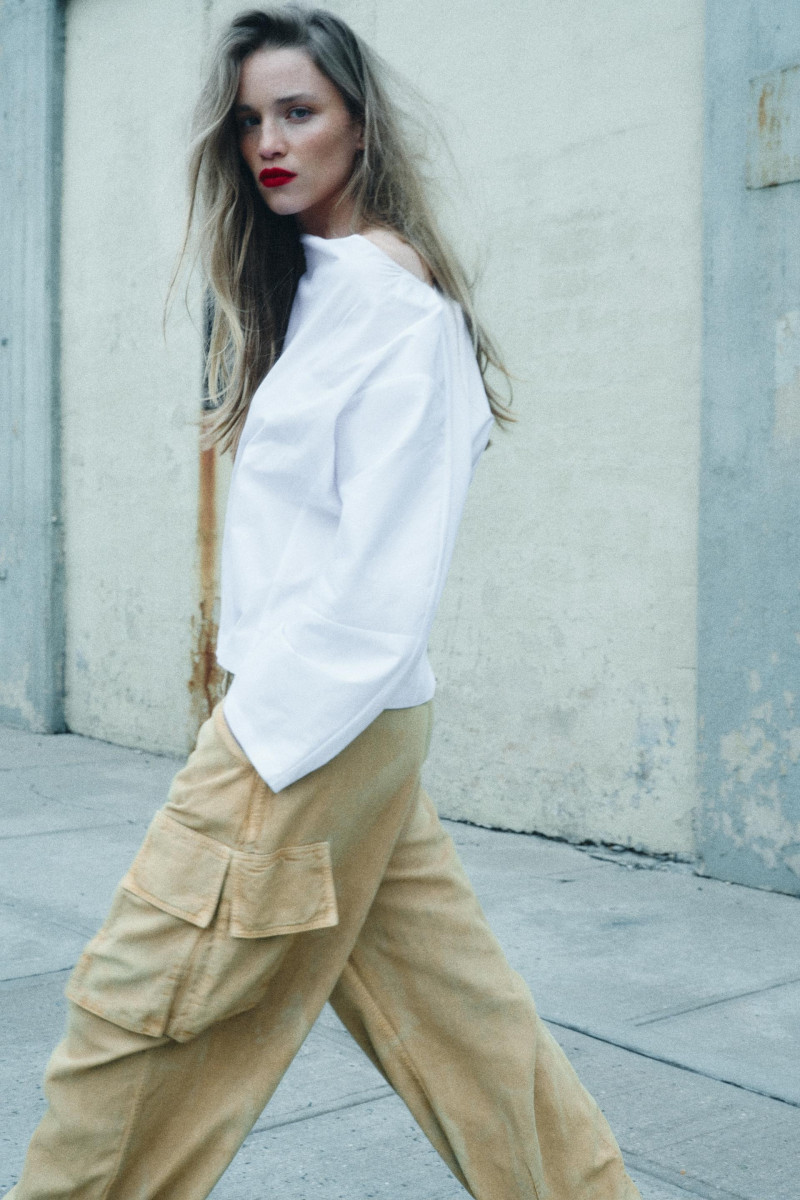 Rebecca Leigh Longendyke featured in  the Zara catalogue for Spring/Summer 2024