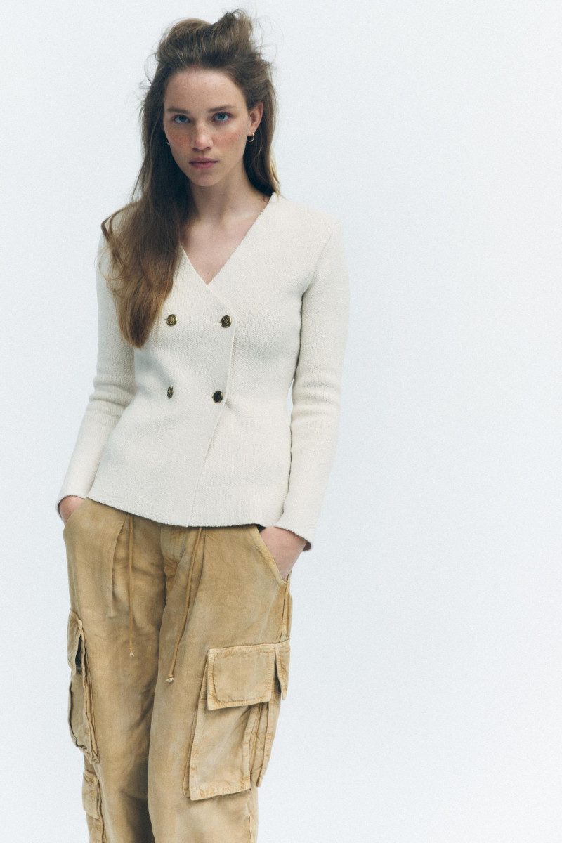 Rebecca Leigh Longendyke featured in  the Zara catalogue for Spring/Summer 2024