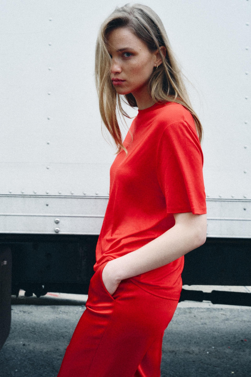 Rebecca Leigh Longendyke featured in  the Zara catalogue for Spring/Summer 2024