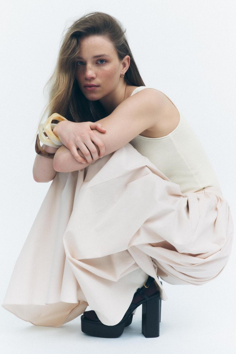 Rebecca Leigh Longendyke featured in  the Zara catalogue for Spring/Summer 2024