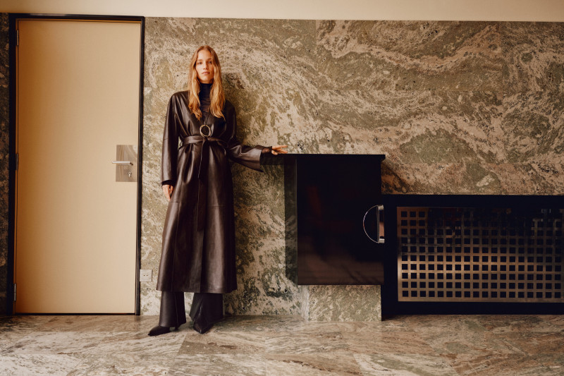 Rebecca Leigh Longendyke featured in  the Massimo Dutti Limited Edition  lookbook for Autumn/Winter 2023