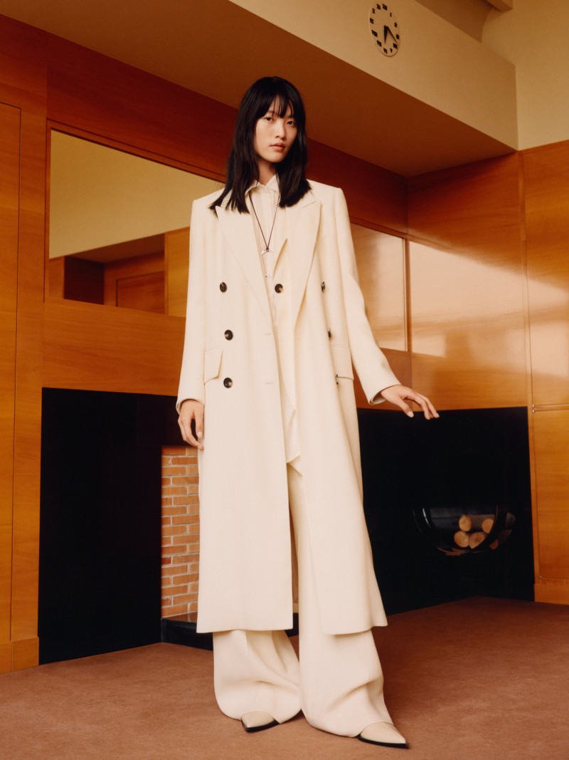 Rebecca Leigh Longendyke featured in  the Massimo Dutti Limited Edition  lookbook for Autumn/Winter 2023