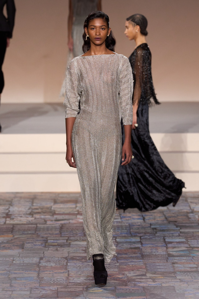 Shivaruby Premkanthan featured in  the Christian Dior fashion show for Pre-Fall 2024