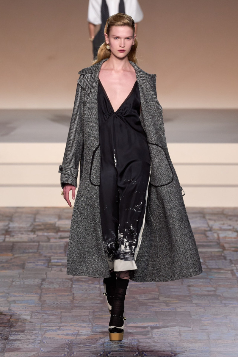 Sascha Alexandra Rajasalu featured in  the Christian Dior fashion show for Pre-Fall 2024