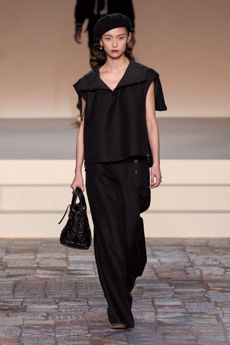 Tinglei Liu featured in  the Christian Dior fashion show for Pre-Fall 2024