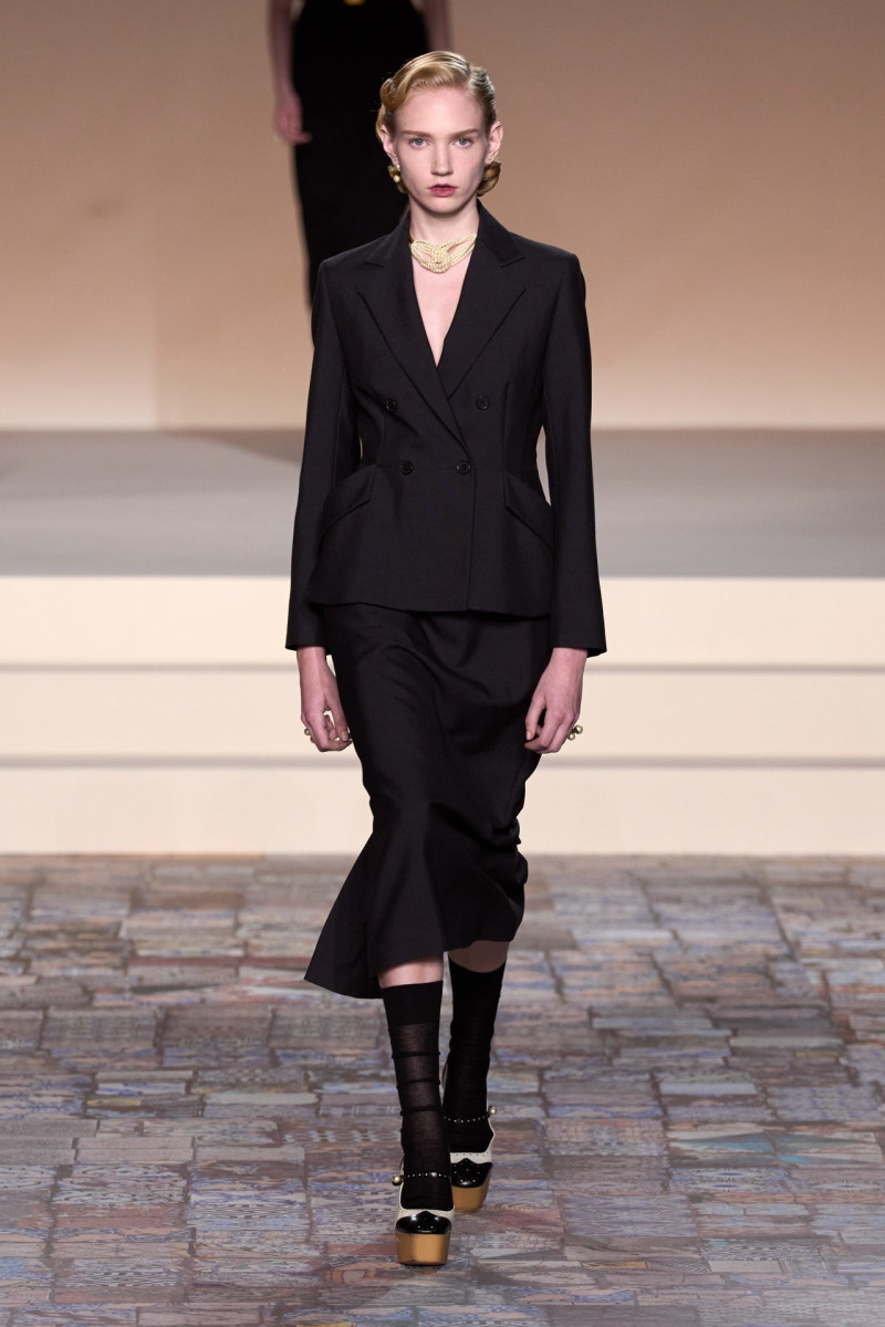 Tess Breeden featured in  the Christian Dior fashion show for Pre-Fall 2024