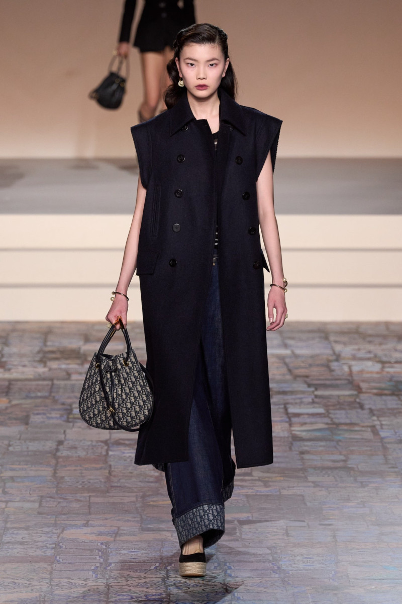 Sherry Shi featured in  the Christian Dior fashion show for Pre-Fall 2024