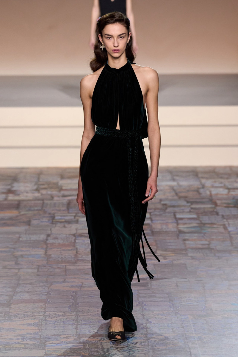 Mariana Musante featured in  the Christian Dior fashion show for Pre-Fall 2024