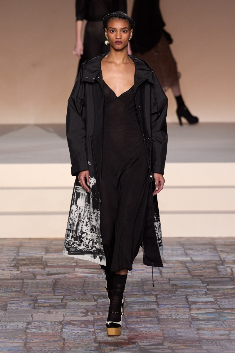 Ali Dansky featured in  the Christian Dior fashion show for Pre-Fall 2024