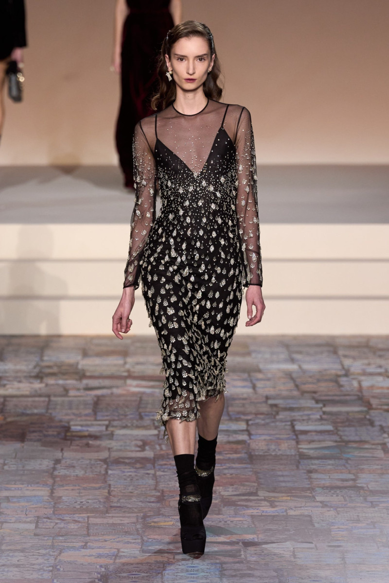 Bella Marie Miller featured in  the Christian Dior fashion show for Pre-Fall 2024