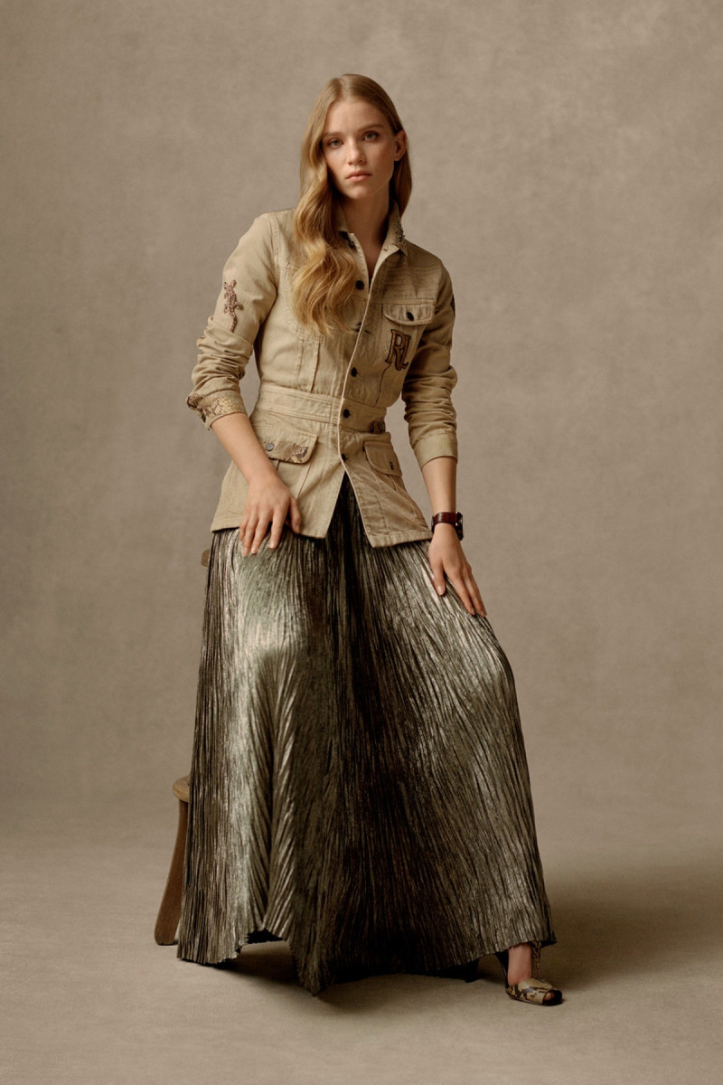 Rebecca Leigh Longendyke featured in  the Ralph Lauren lookbook for Pre-Fall 2021