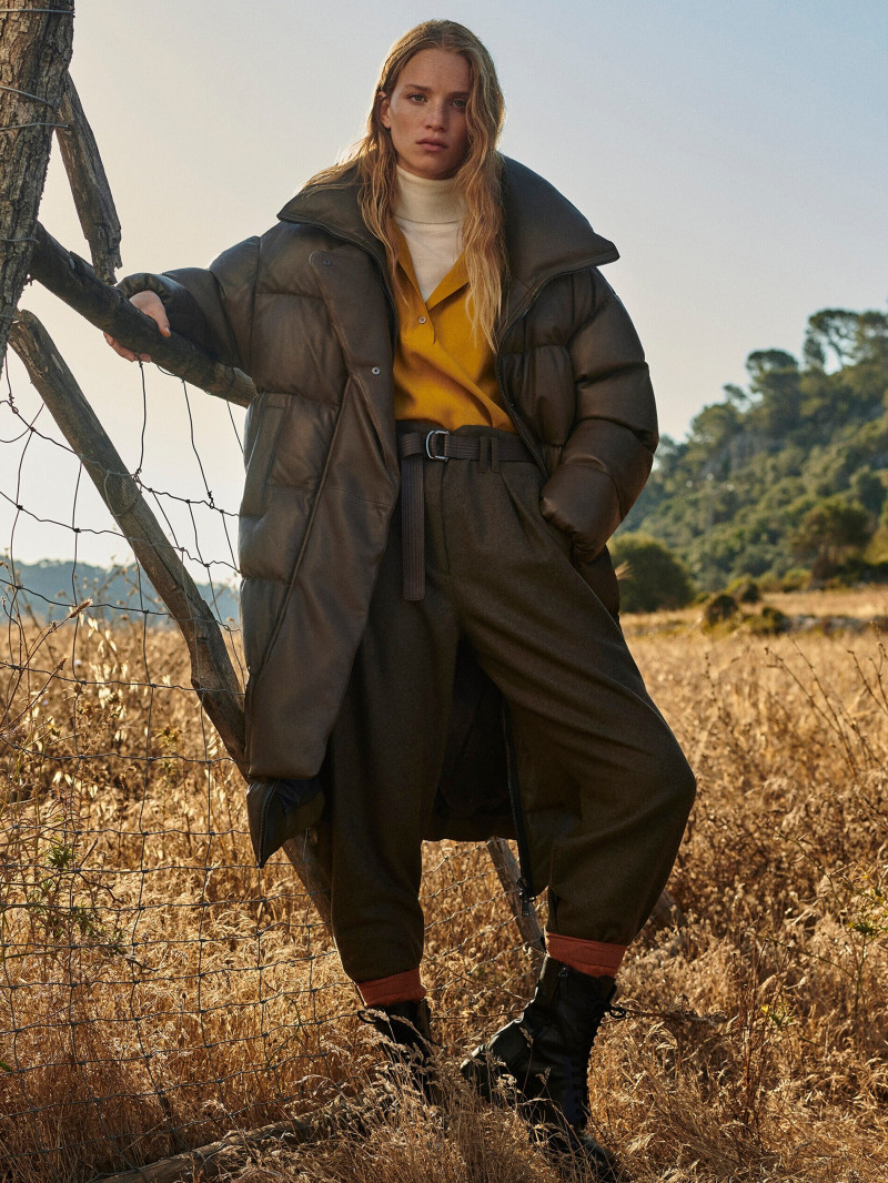 Rebecca Leigh Longendyke featured in  the Massimo Dutti Join Life lookbook for Autumn/Winter 2021