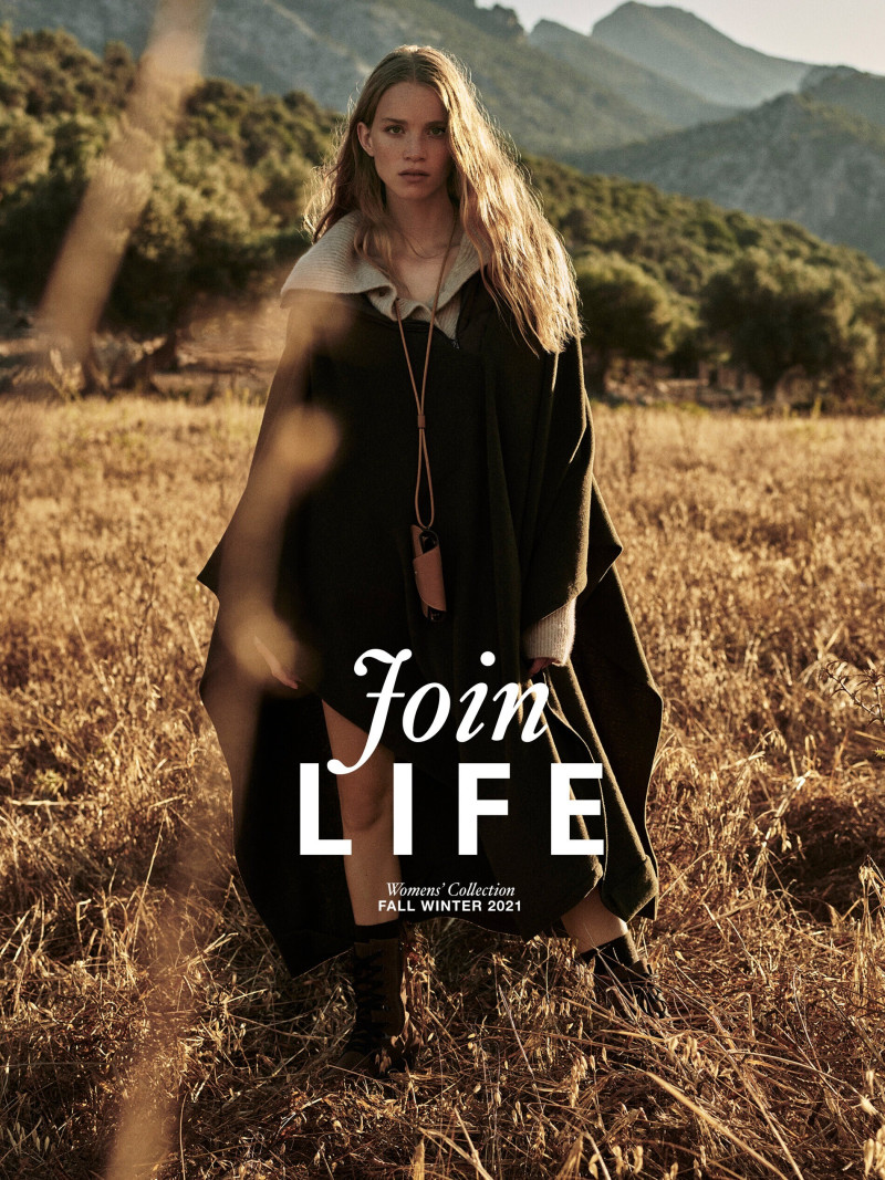 Rebecca Leigh Longendyke featured in  the Massimo Dutti Join Life lookbook for Autumn/Winter 2021