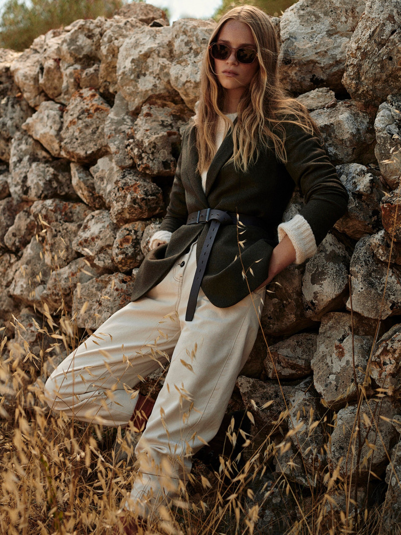 Rebecca Leigh Longendyke featured in  the Massimo Dutti Join Life lookbook for Autumn/Winter 2021