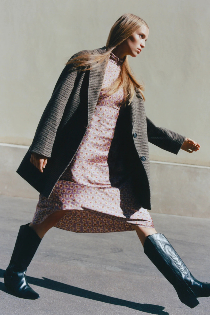 Rebecca Leigh Longendyke featured in  the Zara lookbook for Winter 2021