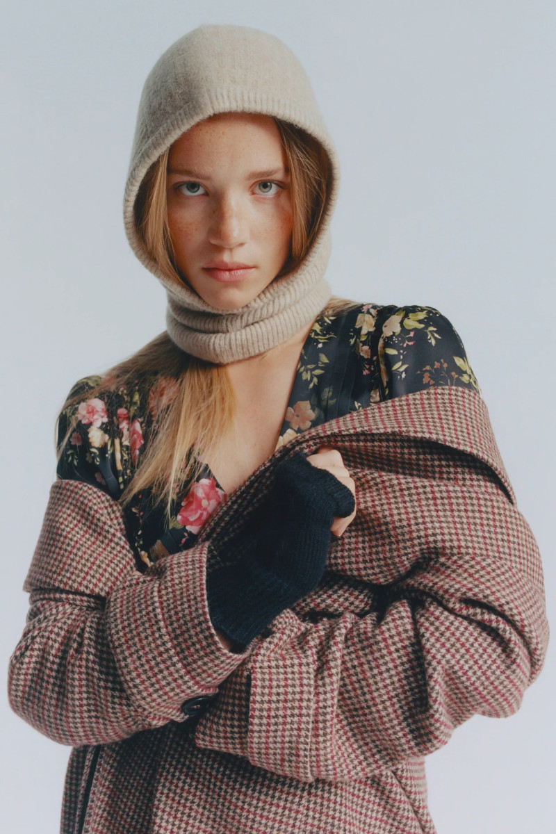 Rebecca Leigh Longendyke featured in  the Zara lookbook for Winter 2021