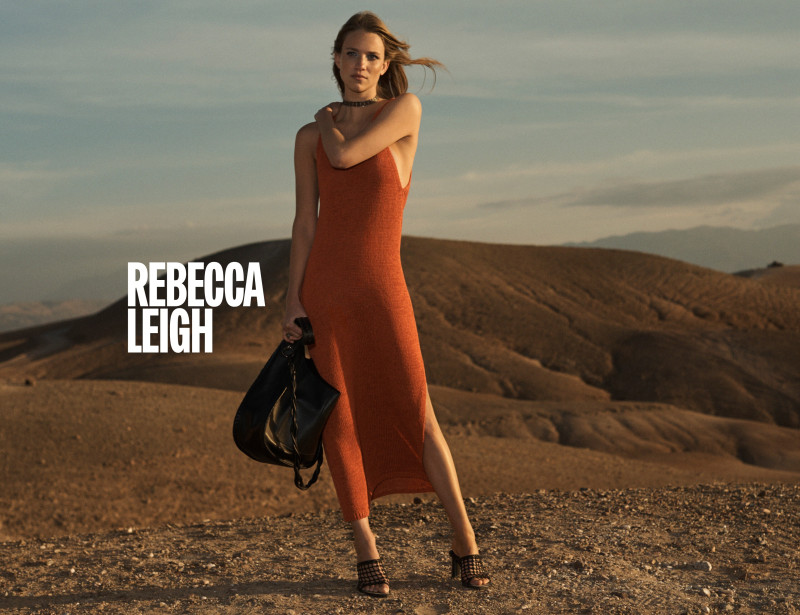 Rebecca Leigh Longendyke featured in  the Massimo Dutti Rebecca Leigh lookbook for Spring/Summer 2022