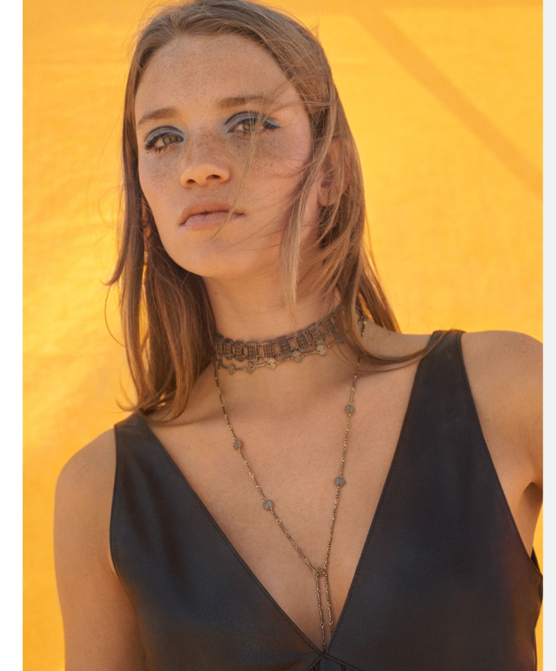 Rebecca Leigh Longendyke featured in  the Massimo Dutti Rebecca Leigh lookbook for Spring/Summer 2022