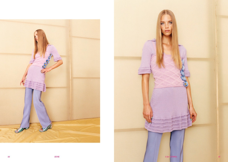 Rebecca Leigh Longendyke featured in  the Eenk U for UTOPIA lookbook for Spring/Summer 2022