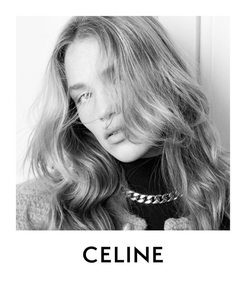 Rebecca Leigh Longendyke featured in  the Celine advertisement for Autumn/Winter 2022