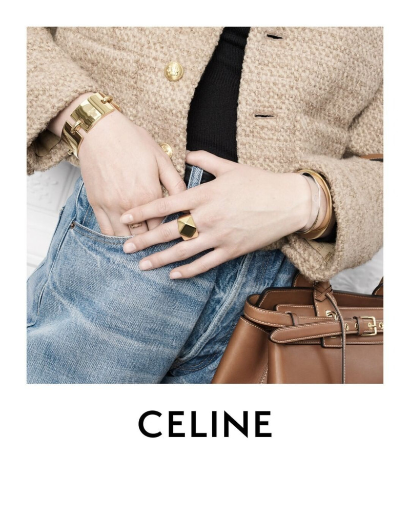 Rebecca Leigh Longendyke featured in  the Celine advertisement for Autumn/Winter 2022