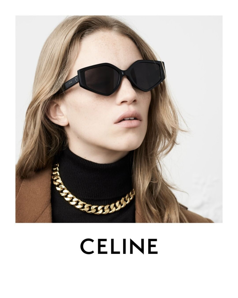 Rebecca Leigh Longendyke featured in  the Celine advertisement for Autumn/Winter 2022